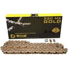 Corrente Pro-X 520X120 MX Rollerchain Dourada