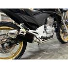 Curva + Ponteira Foco Racing CB 300 F2