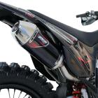 Curva + Ponteira Foco Racing CRF 250F Concept Pro Preto
