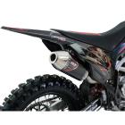 Curva + Ponteira Foco Racing CRF 250F Concept Pro Preto