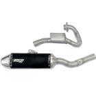 Curva + Ponteira Foco Racing KXF 450 19/23 Concept Pro Preto