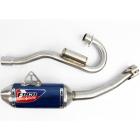 Curva + Ponteira Foco Racing CRF 230 Pulse Azul