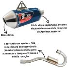 Curva + Ponteira Foco Racing CRF 230 Pulse Azul