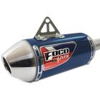 Curva + Ponteira Foco Racing CRF 250 Pulse Azul