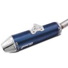 Curva + Ponteira Foco Racing KXF 250 17/24 Azul