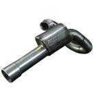 Curva + Ponteira Foco Racing KXF 450 24/25 Show Radical