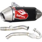 Escapamento CRF 250F 18/25 Curva + Ponteira Belparts Pro Short 