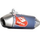 Escapamento CRF 250F 18/25 Curva + Ponteira Belparts Pro Short 