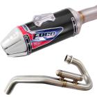 Escapamento Curva + Ponteira Foco Racing F1 CRF 300F