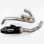 Escapamento Curva + Ponteira Foco Racing F1 CRF 300F All Black