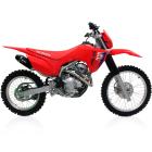 Escapamento Curva + Ponteira Foco Racing F1 CRF 300F All Black