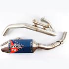 Escapamento Curva + Ponteira Foco Racing F2 CRF 300F