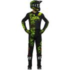 Kit Calça + Camisa Oneal Element Attack 2023 Preto/Amarelo Flúor