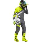 Kit Calça + Camisa Thor Sector Checker Cinza/Amarelo Flúor