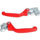 Kit Manetes Retráteis Biker GP-6 Tornado/Falcon/XR 200/XRE 300 Vermelho