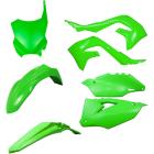 Kit Plástico AMX KXF 250 21/24 + KXF 450 19/23 Branco C/ Number Plate