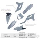 Kit Plástico Biker KTM 2T/4T 20/23 + MXF 250TS/TS-X 22/25 + 300TS 23/25 + 300RX 19/22 + 300RXS 21/25 + 270F 21/25