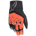 Luva Alpinestars Hyde XT Drystar XF Preto/Vermelho Flúor