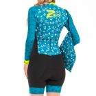 Macaquinho Feminino Manga Longa Z-Nine Ride Preto/Azul