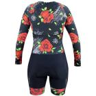 Macaquinho Manga Longa Feminino Marcio May Sport Red Roses