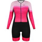 Macaquinho Manga Longa Feminino Sportxtreme Comfort Mescla Rosa