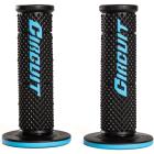 Manopla Circuit V Racing Preto/Azul