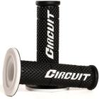 Manopla Circuit V Racing Preto/Branco