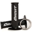 Manopla Circuit V Racing Preto/Branco