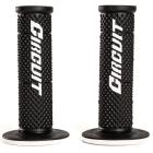 Manopla Circuit V Racing Preto/Branco