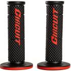 Manopla Circuit V Racing Preto/Vermelho