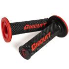 Manopla Circuit V Racing Preto/Vermelho