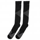 Meia de Compressão Lurk Cano Longo Preto/Chumbo