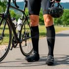 Meia de Compressão Lurk Cano Longo Preto/Chumbo