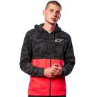 Moletom Alpinestars Camo Block Cinza/Vermelho