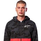 Moletom Alpinestars Camo Block Cinza/Vermelho