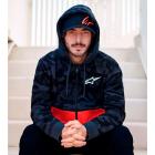 Moletom Alpinestars Camo Block Cinza/Vermelho
