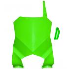 Number Plate + Passa Cabo Biker F1rst Kawasaki Preto