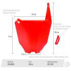 Number Plate + Passa Cabo Biker R1DE CRF 250F/300F