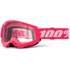 Óculos 100% Strata 2 White Lente Transparente