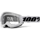 Óculos 100% Strata 2 White Lente Transparente