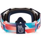 Óculos Oakley Airbrake MTB Troy Lee Designs Ice White/Clear