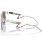 Óculos Oakley HSTN Metal Matte Clear/Prizm Violet