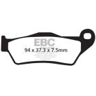 Pastilha de Freio Dianteiro EBC MXS KTM SX / SXF / EXCF 94/25 + Husqvarna FC / FE / TC / TE 14/25 + Gas Gas EC / EX / MC 21/25