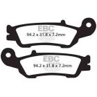 Pastilha de Freio Dianteiro EBC MXS YZF 250 07/21 + YZF 450 08/21 + YZ 125/250 08/22 + WRF 250 18/22 + WRF 450 16/21
