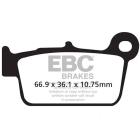 Pastilha de Freio Traseiro EBC HH R-Series YZF 250/450 03/25 + YZ 125/250 03/25 + KXF 250 04/19 + KXF 450 06/19