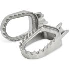 Pedaleira Biker Shark KXF 250/450 + KLX 450R Inox