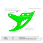 Protetor de Disco Traseiro Biker KX 125/250 + KXF 250/450 + KLX 450R