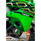 Protetor de Radiador Lateral Start KX 250F/250X 21/24 + KX 450F 19/23 + KX 450X 21/24 Verde