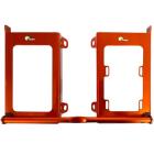 Protetor de Radiador Envolvente Start KTM EXC-F 20/23 + SXF 250/350 19/20 + SXF 450 19/22 + Husq TE/FE 20/23 + GasGas MC/EC 21/23 Anodizado Laranja