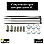 Protetor de Radiador Envolvente Start KTM EXC-F 20/23 + SXF 250/350 19/20 + SXF 450 19/22 + Husq TE/FE 20/23 + GasGas MC/EC 21/23 Anodizado Laranja